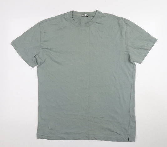 Reiss Men's Medium Green Short Sleeve T-Shirt