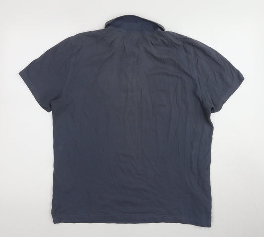 Original Penguin Men's Blue Slim Fit Polo Shirt L