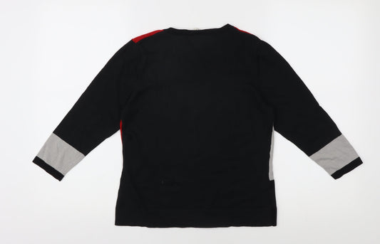 Womens UK Size S Precis Multicoloured Pullover Jumper