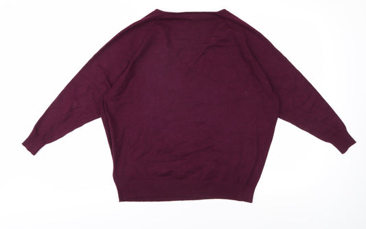 Womens UK Size S Phase Eight Purple Pullover Jumper