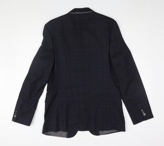 Mens UK Size 40 Zara Regular Black Suit Jacket