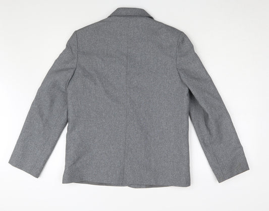 St Michael Women's Grey Blazer Jacket Size 14