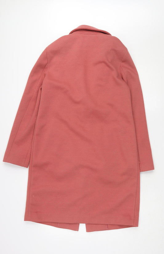 Womens UK Size 10 Marks and Spencer Red Overcoat
