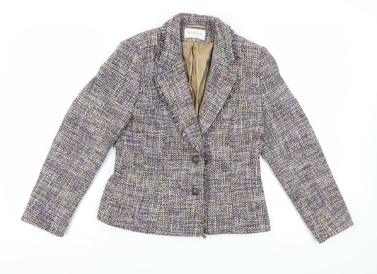 Womens UK Size 10 Minuet Regular Multicoloured Blazer