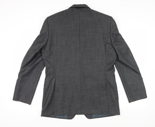 Mens UK Size 42 Moss Esq. Regular Grey Suit Jacket
