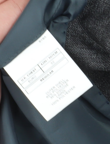 Mens UK Size 42 Moss Esq. Regular Grey Suit Jacket