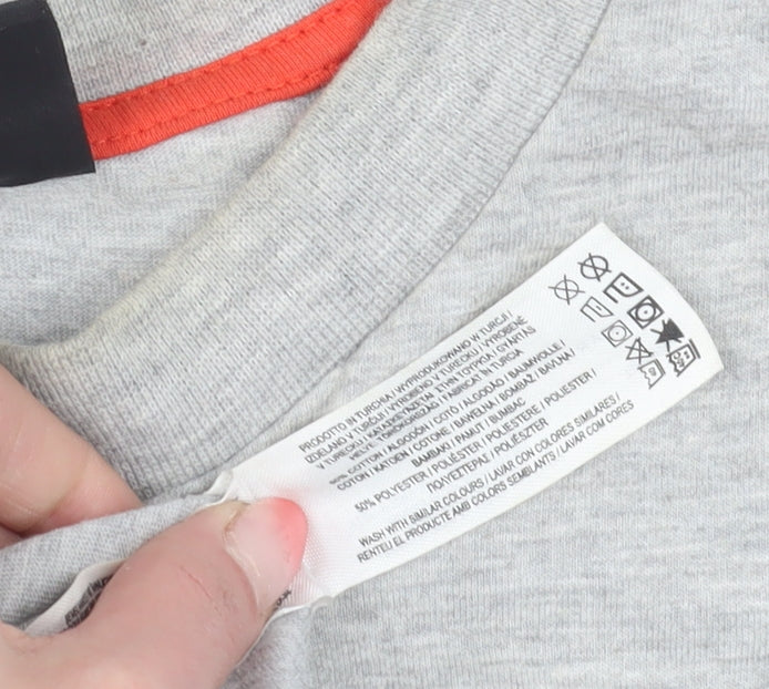 Marvel Men's Grey Graphic Print T-Shirt M