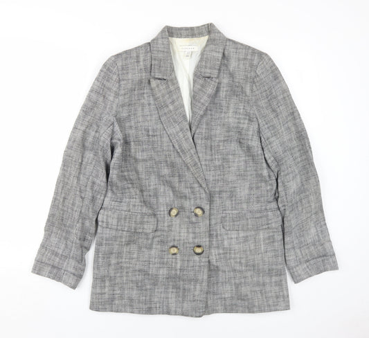 Womens UK Size 10 Topshop Grey Basic Jacket