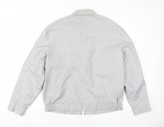 Mens UK Size L Greenwoods Grey Windbreaker Coat