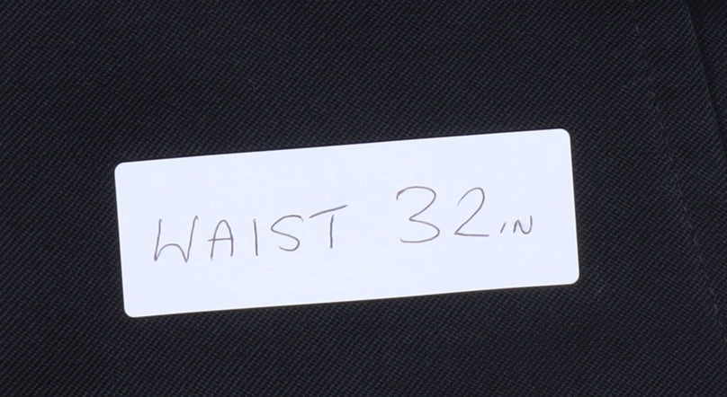 Lambourne Men's Black Dress Pants, Size 32, Formal