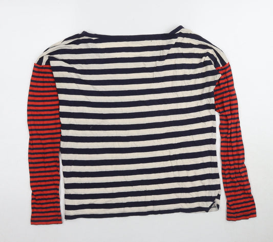 Gap Women's Multicoloured Striped T-Shirt S