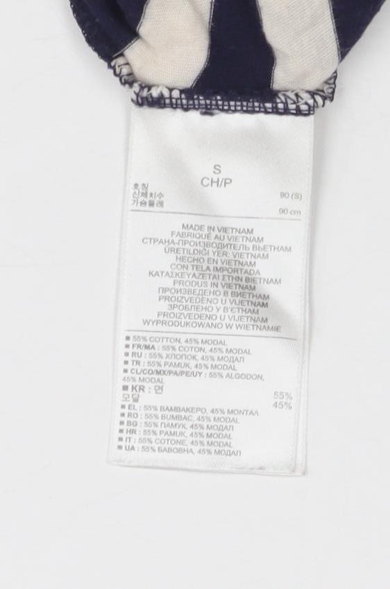 Gap Women's Multicoloured Striped T-Shirt S