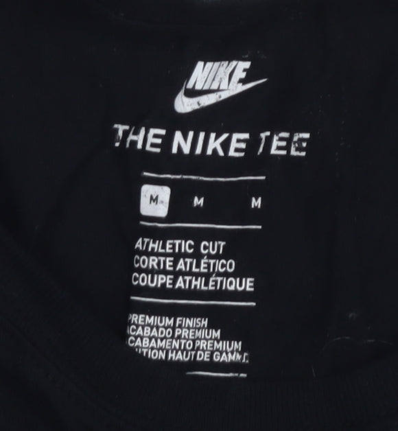 Nike Men's Medium Black Athletic Short Sleeve T-Shirt