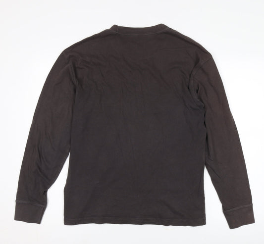 Abercrombie & Fitch Brown Men's Long Sleeve T-Shirt S