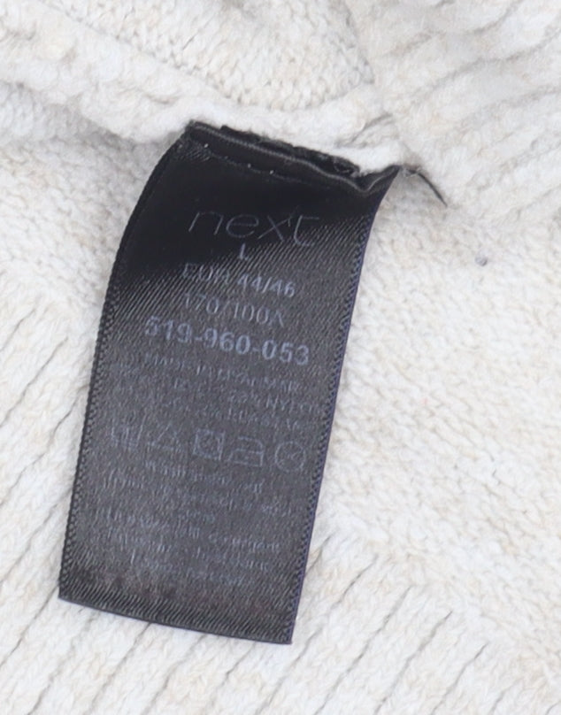 Womens UK Size L NEXT Beige Pullover Jumper