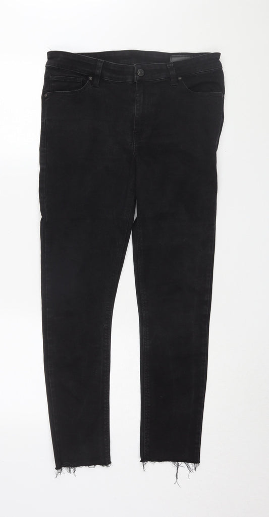 Additional front view of Asos Women's Black Skinny Jeans -, size 34