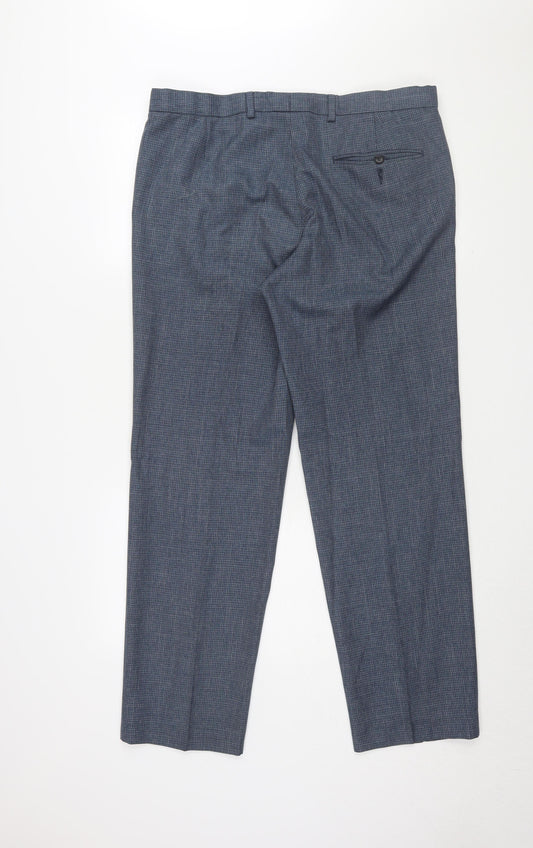 Marks and Spencer Men's Blue Dress Pants Size 36