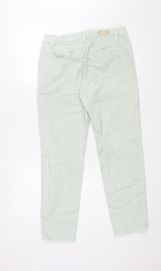 AG Men's Light Green Chino Trousers Size 28