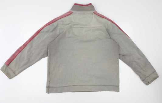 Fat Face Grey Men's Pullover Jumper High Neck, Size S