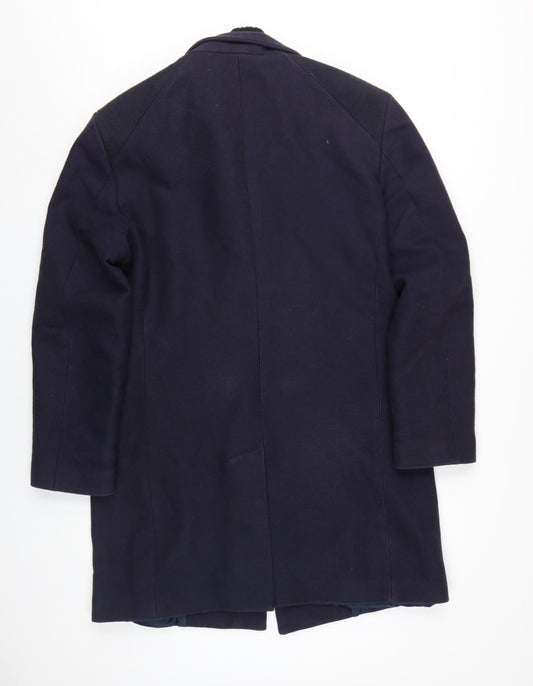 Zara Men’s Black Mid-Length Coat L