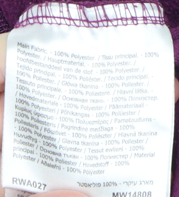 Regatta Women's Purple Pullover Sweatshirt, Size 10