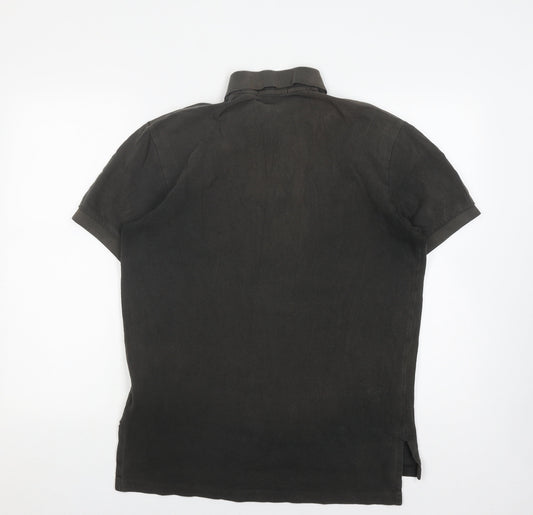 Ralph Lauren Men's Black M Cotton Polo Shirt