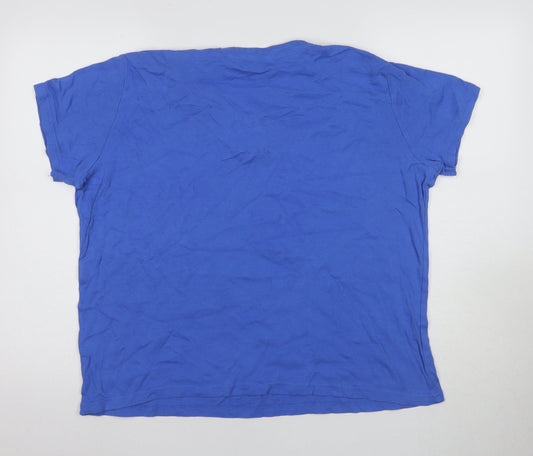 Womens UK Size XL ISLE Blue T-Shirt