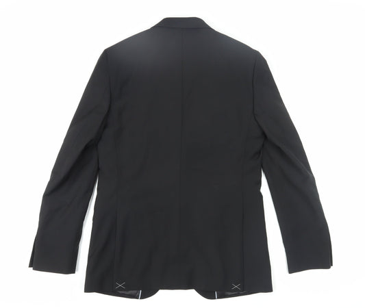 Mens UK Size 38 Marks and Spencer Regular Black Suit Jacket