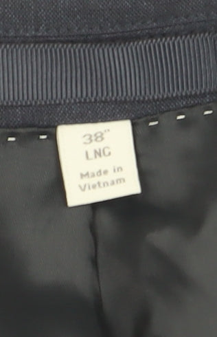 Mens UK Size 38 Marks and Spencer Regular Blue Suit Jacket