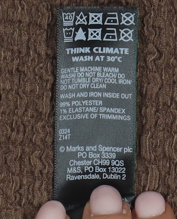 Marks and Spencer Women Brown Skirt Size 24