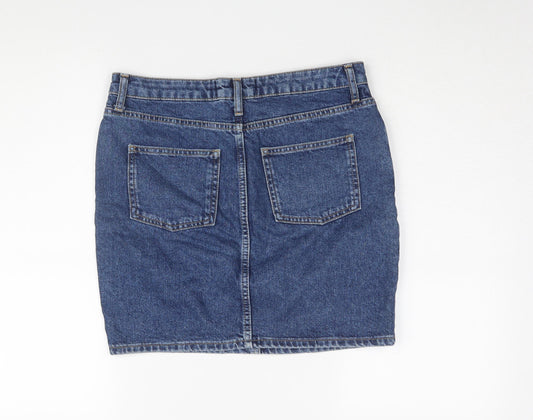 BDG Women's Blue Denim Skirt M Casual Knee Length