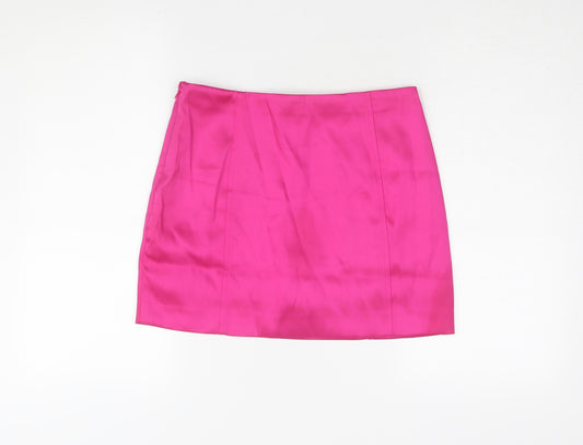 H&M Women's Pink Short Pencil Skirt Size 10