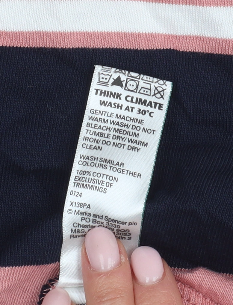 Marks and Spencer Men's Multicoloured Polo L