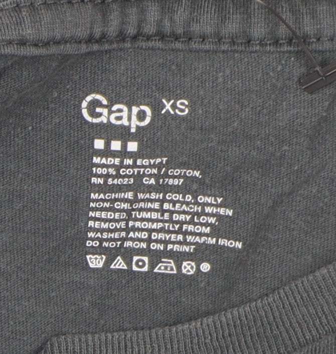 Gap Women's Grey XS Basic Long Sleeve T-Shirt