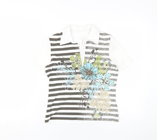 Womens UK Size 10 Gerry Weber Multicoloured Polo