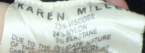 Karen Millen Women's Black Button-Up V-Neck Top