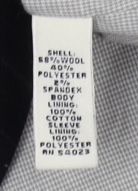 Banana Republic Women's Black Pinstripe Blazer, XS