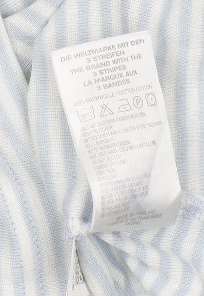 Unisex Adults UK Size M adidas Blue Polo