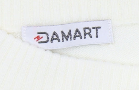 Womens UK Size L Damart Ivory Pullover Jumper