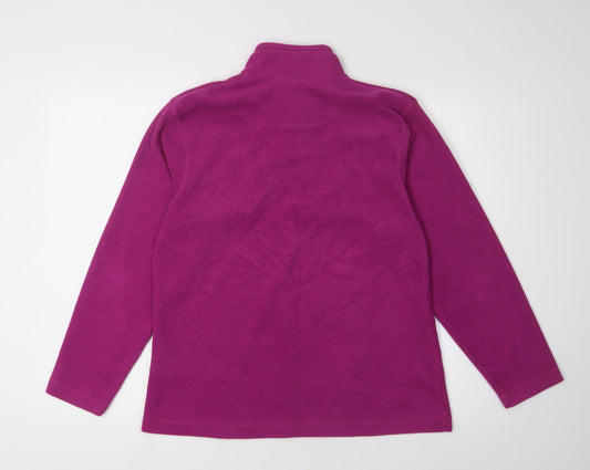 Regatta Women's Purple Fleece Sweatshirt, Size 12