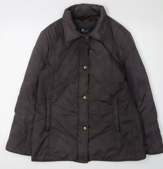 Womens UK Size 10 BHS Brown Puffer Jacket