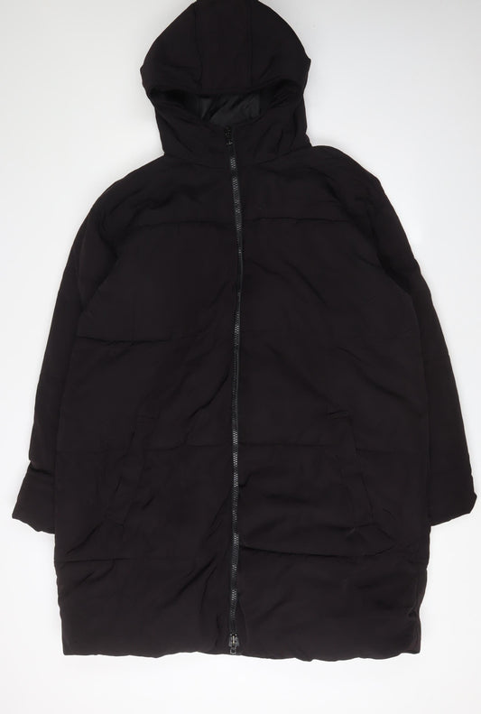 Unisex Adults UK Size M ASOS Black Puffer Jacket