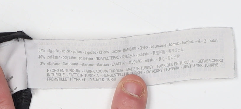 Zara Basic Women's Black Skinny Trousers, Size L