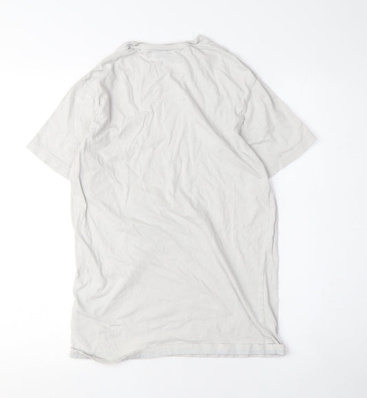 McKenzie Men's White Cotton Crew Neck T-Shirt XL