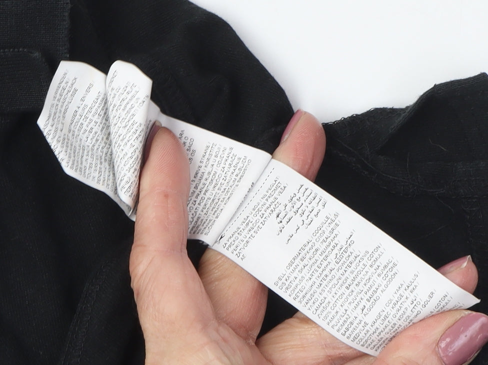 Puma Black Unisex Polo Shirt M - Sports Casual Top