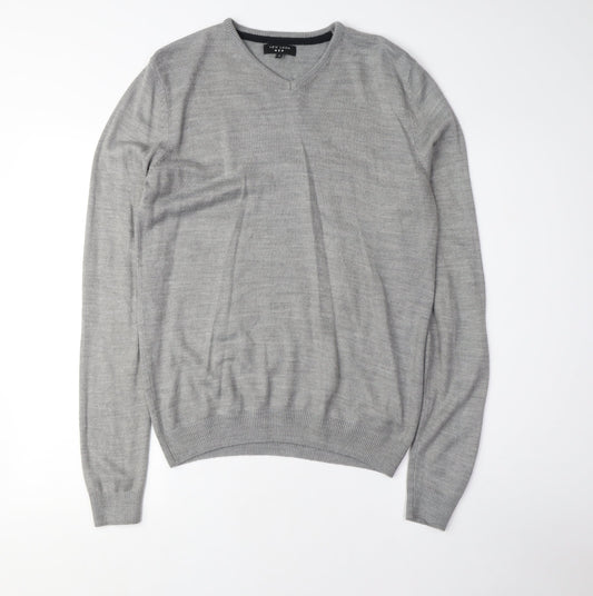 Unisex Adults UK Size S New Look Grey Pullover Jumper