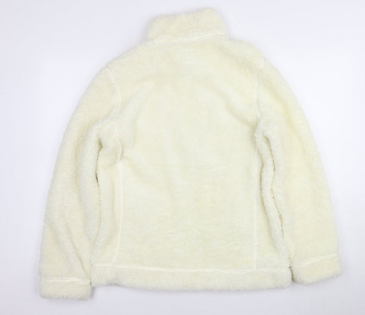 Womens UK Size M Signature Ivory Basic Jacket