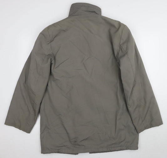 Aldon Men's Grey Mid-Length Jacket - Size 40 in