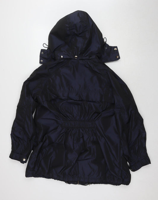 Womens UK Size 12 Monsoon Blue Parka Coat