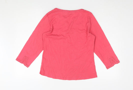 Maine New England Women's Pink Blouse Size 14
